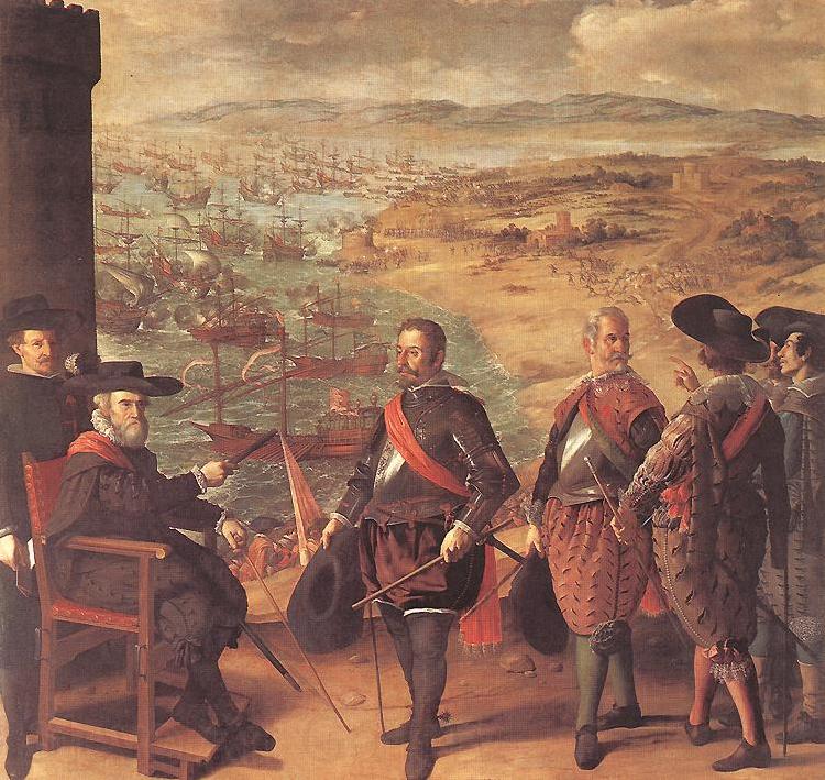 ZURBARAN  Francisco de Defence of Cadiz against the English Spain oil painting art